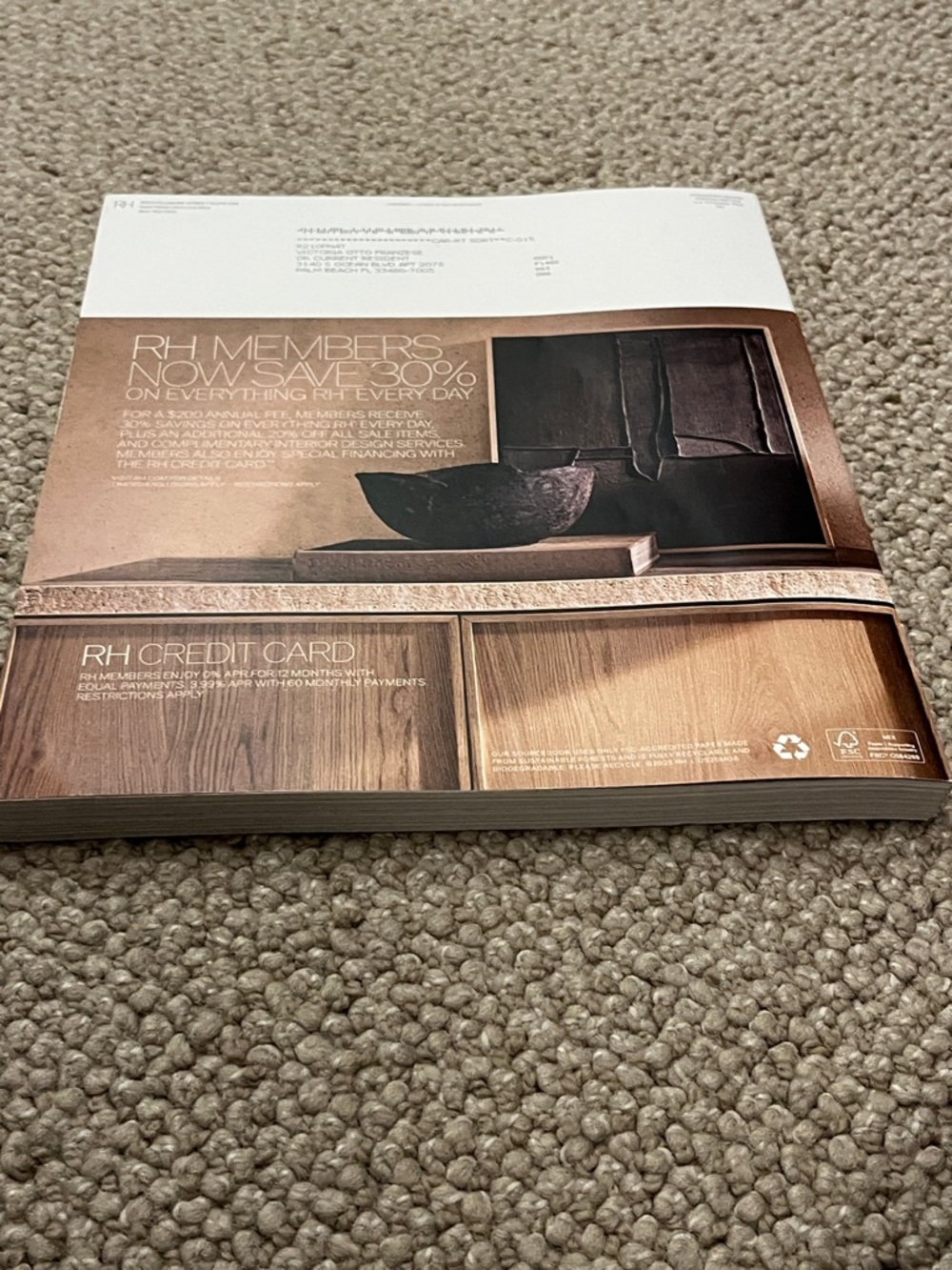 RH Restoration Hardware "Modern" Catalog - Like a Home Décor Coffee Table Book - Picture 5 of 13